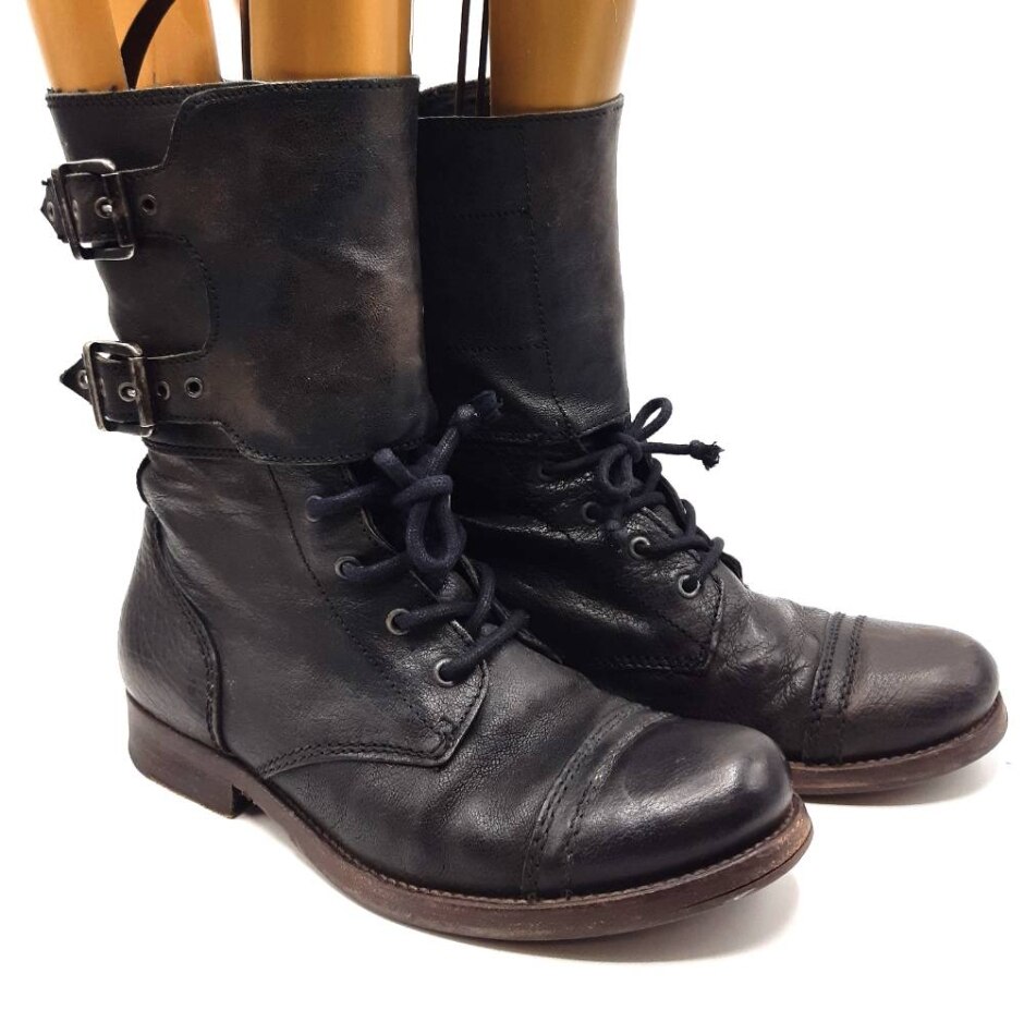 All Saints Leather Boots Black Size 6