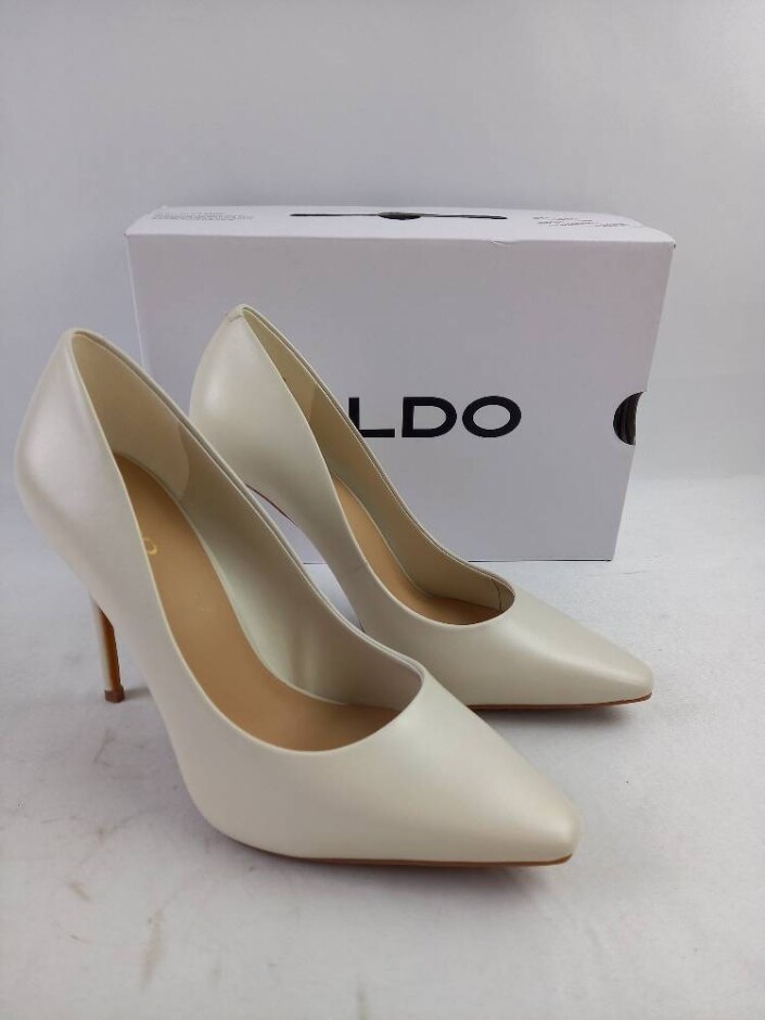 Aldo Women's Pointed Toe Pencil Heels New In Original Package | Colour: White | Size: Uk 7