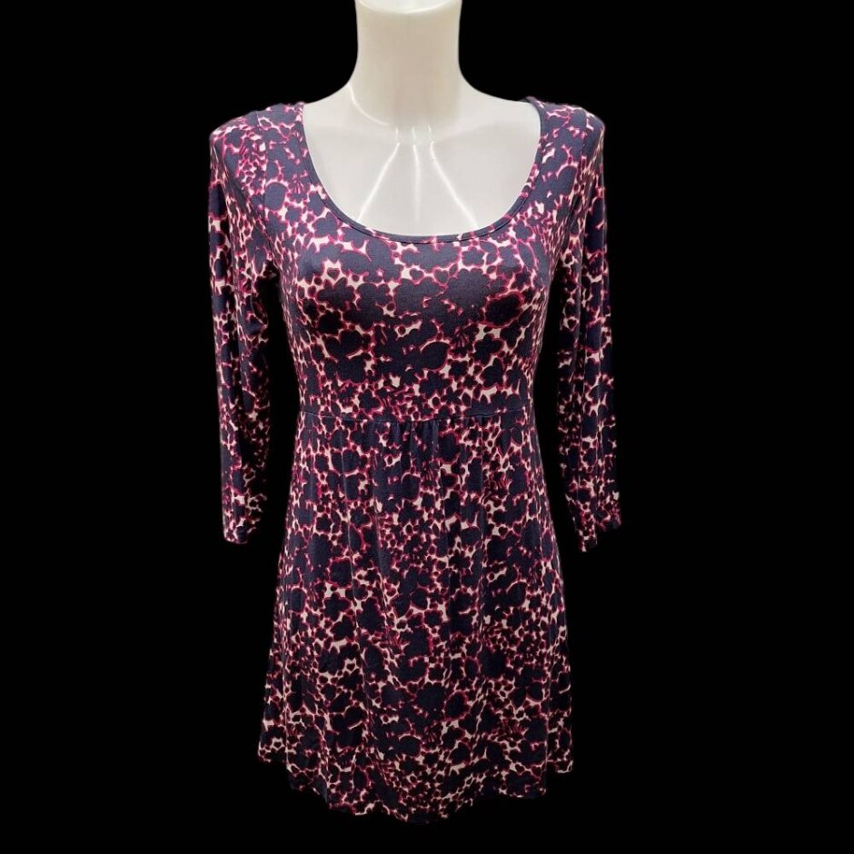 Boden Dress Pink Mix Size: 8