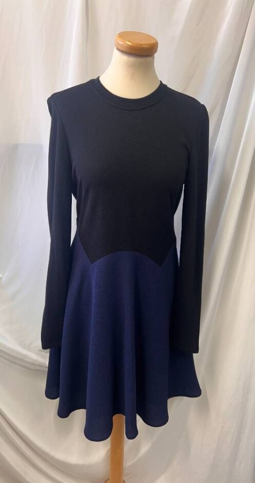 Whistles Occasion Dress Navy Size: 8