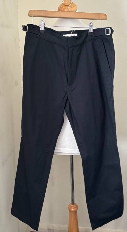 Venroy Women Trousers 100% Cotton Black Size: M