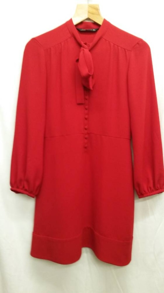 Zara Dress Red Size: M