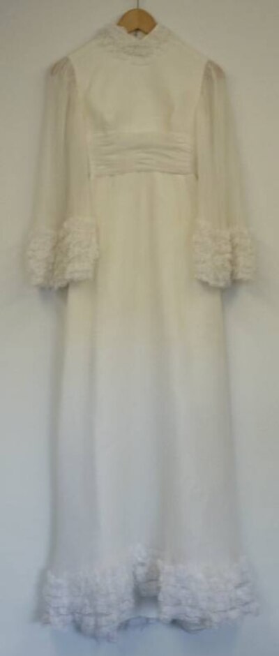 Harrods Cream Vintage Wedding Dress