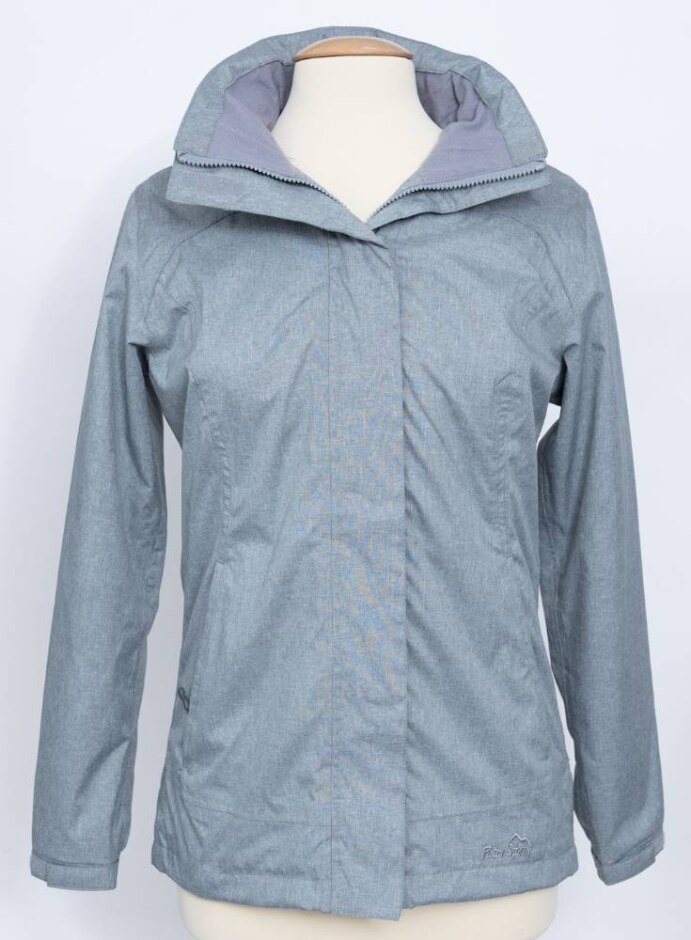 Peter Storm Lightweight Hooded Jacket Grey Size: 8