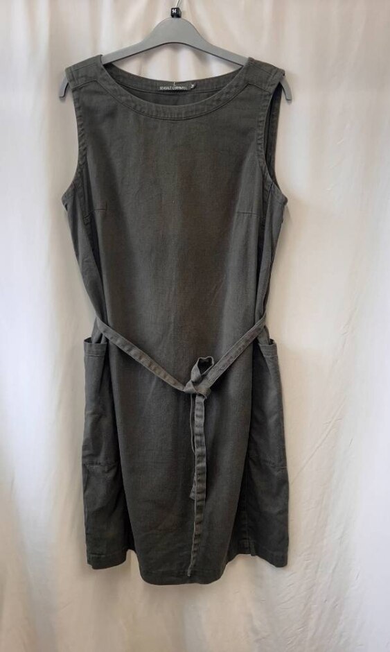 Seasalt Linnen Dress  Green Size: 14