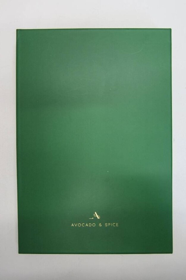 Avocado & Spice Green A4 Notebook In Box And Bag