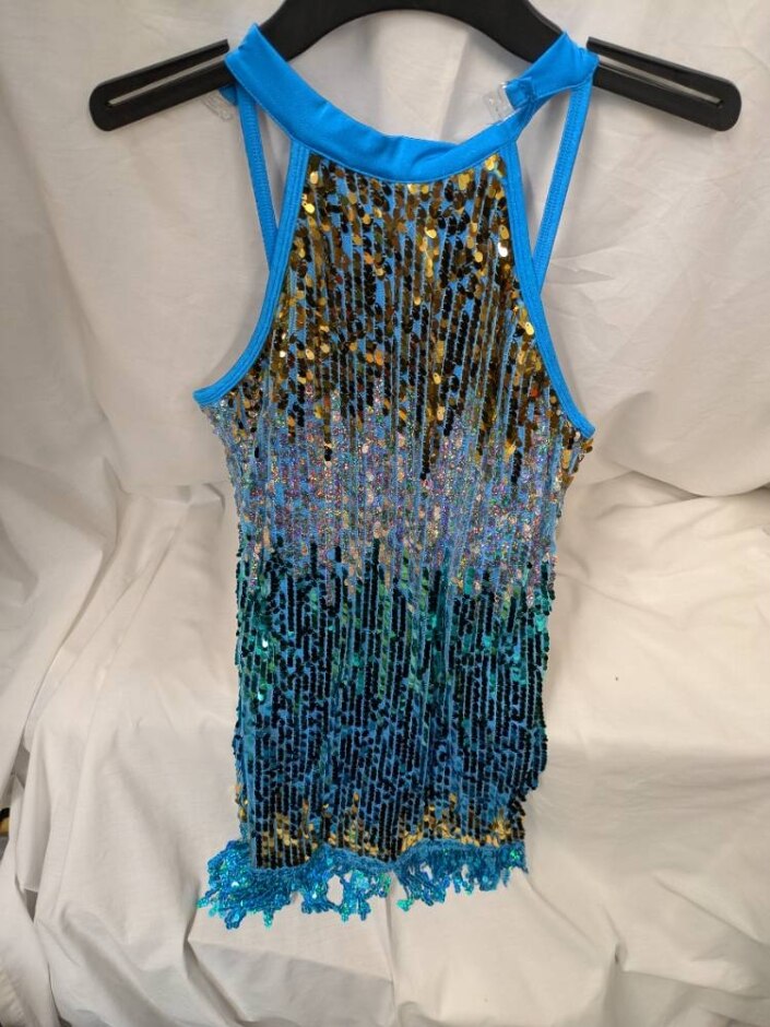 1st Position Tutu  Blue/turquois Size: 6 - 7 Years