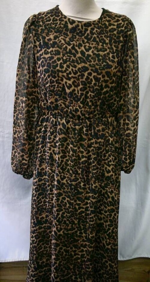 Next Dress Black Mix Size: 12