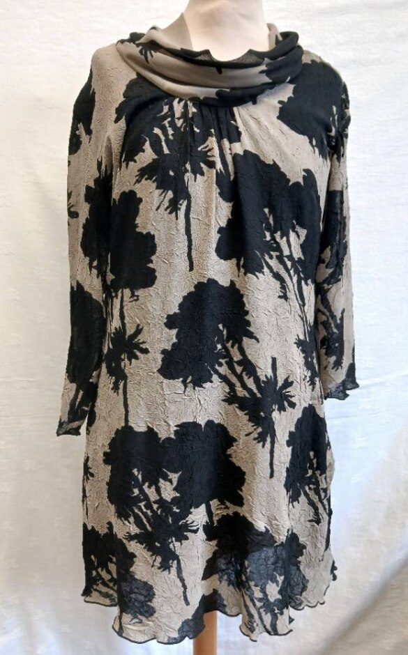 Adini Dress Beige Size: M