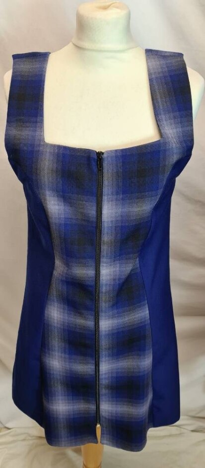 Pif Sleeveless Dress Blue Size: 14