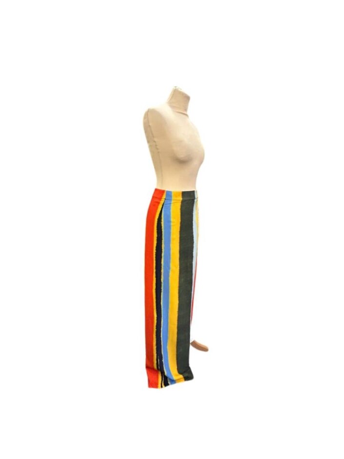 Tory Burch Wide Leg Relaxed Trousers Multicoloured Size: 12
