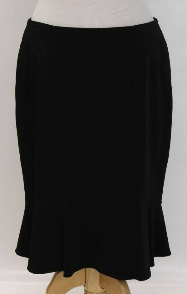 M&s Marks & Spencer As New Mini Skirt Black Size: 12