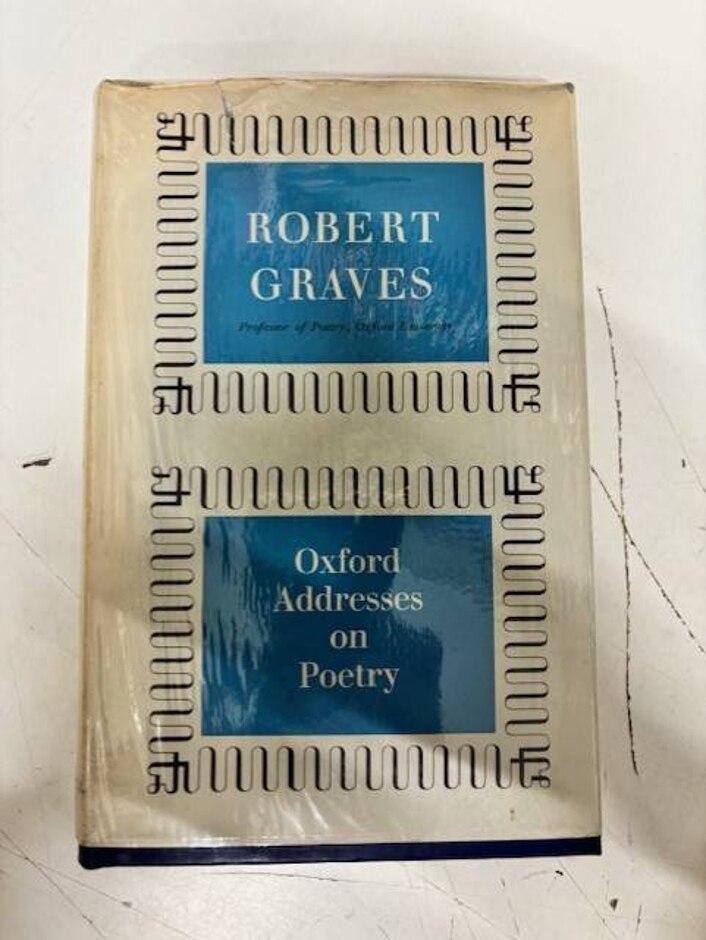 Robert Graves Oxford Addresses On Poetry