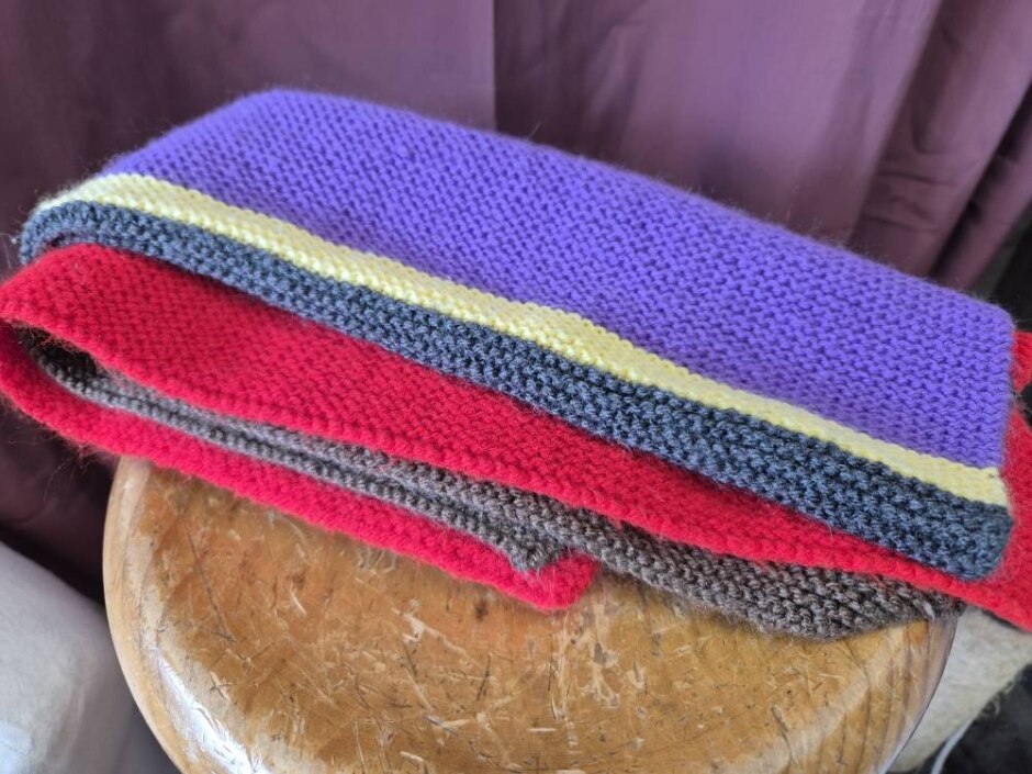 Colourful Knitted Scarf