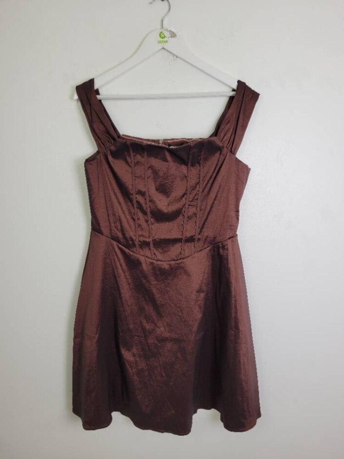 Collective Dress Brown Size: 18