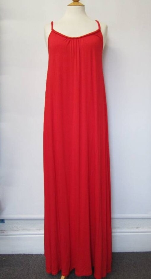 Boden Maxi Dress Red Size: 16
