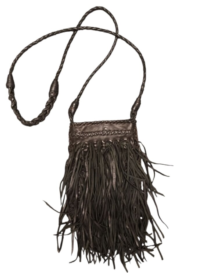 En Shalla Moroccan Fringed Cross Body Bag / Purse