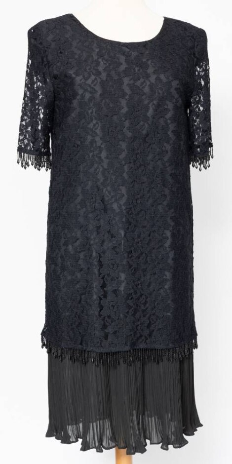 Hamells Vintage Evening Dress Black Size: M