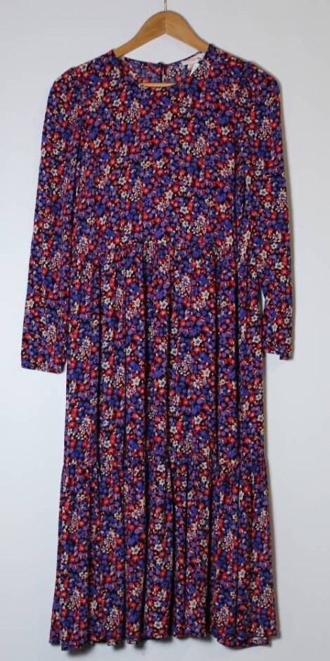 Finery Floral Dress Purple Size: 10
