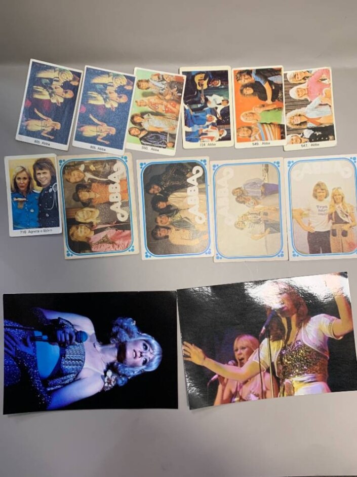 Vintage Abba Cards And Photographs