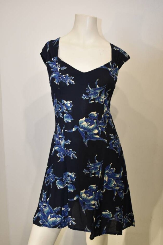 Asos Dress Blue Size: 8