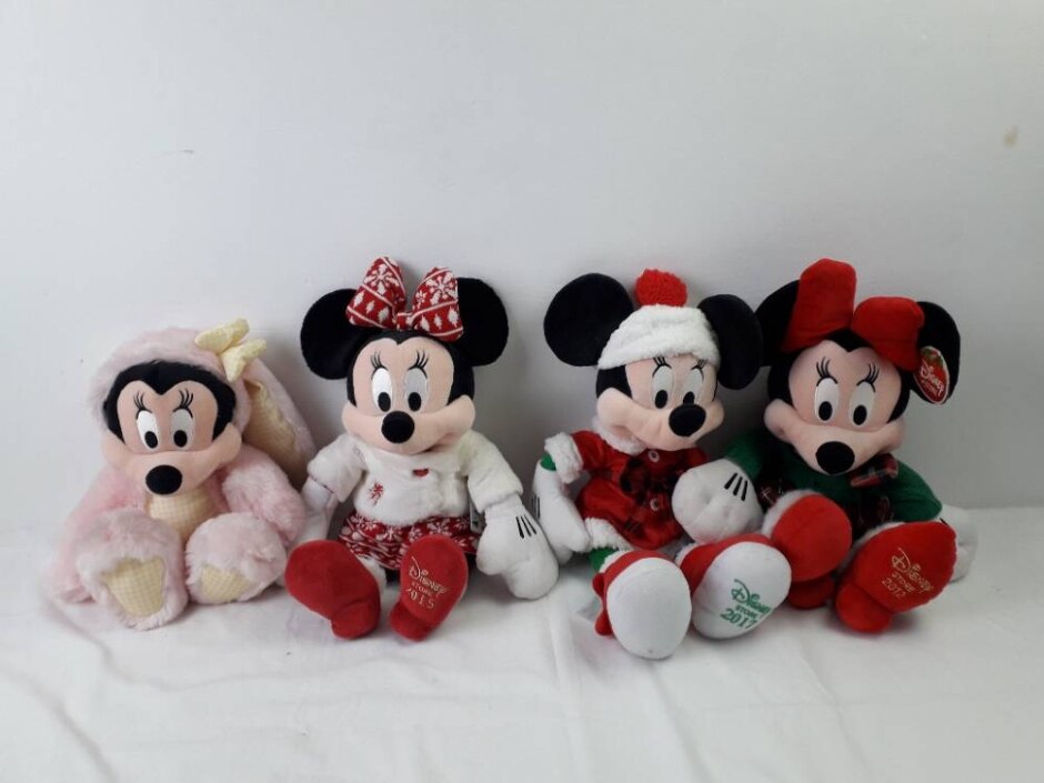 Disney 4pcs Set Of Plushies Minnie Mouse Toys Mixed Occasion