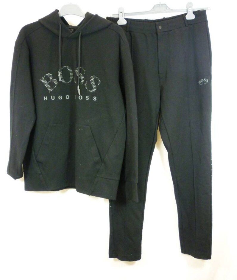 Hugo Boss Hoodie Tracksuits Black Size: L
