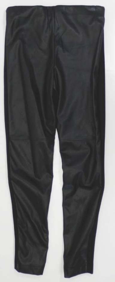 M&s Marks & Spencer Bnwot Tall Pleather Leggings Black Size: 14