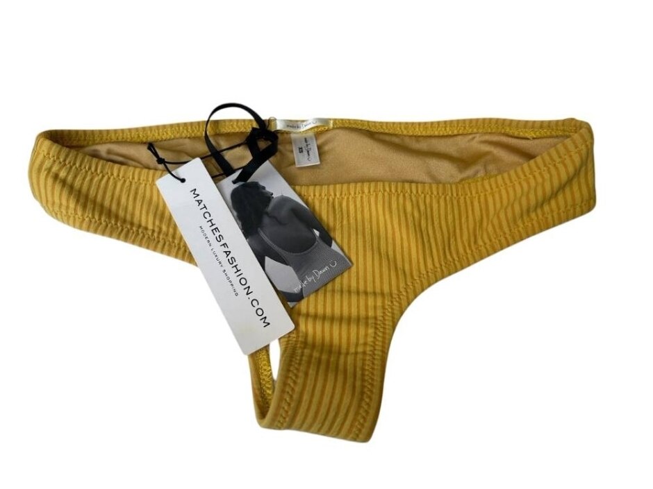 Made By Dawn  Mini Bikini Bottoms (nwt) Yellow Size: Xs