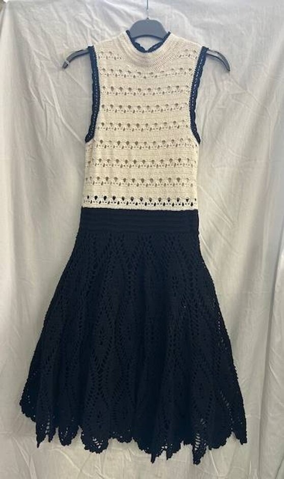 Karen Millen Crochet Dress Multi-coloured Size: S