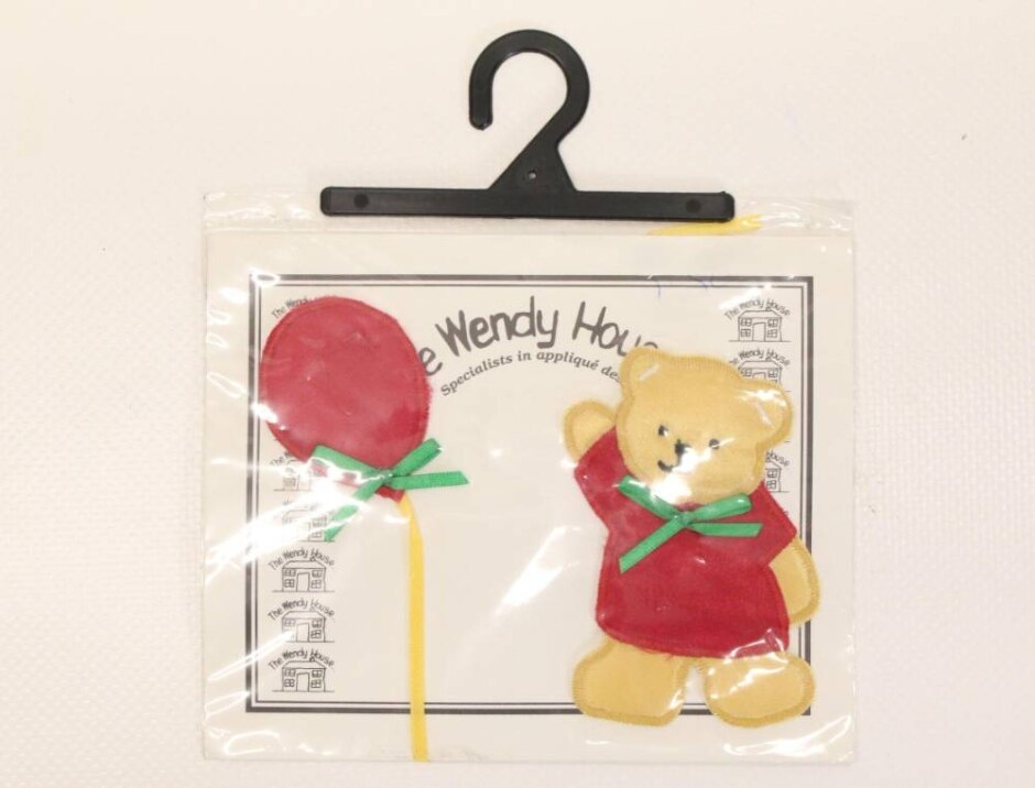 *new* The Wendy House Teddy Bear And Balloon Applique Patch