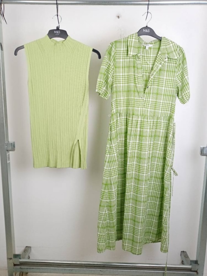 M&s Marks & Spencer 2pcs Dress Bundle  Multicoloured Size: 8