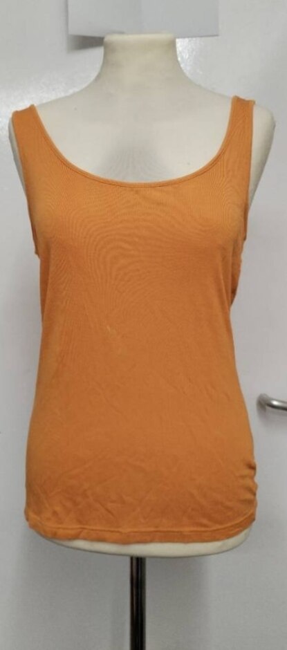 Dries Van Noten Tank Top Burnt Orange Size: S