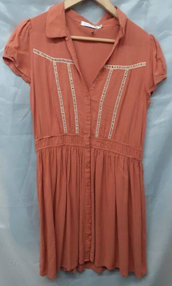 Mink Pink Dress Orange Size: M