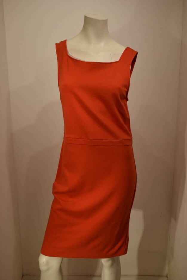 Baukjen Jersey Style Shift Dress Cerise Size: 12