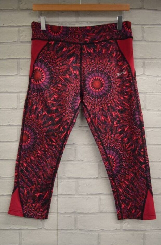 Usa Pro Leggings  Pink  Size: 12