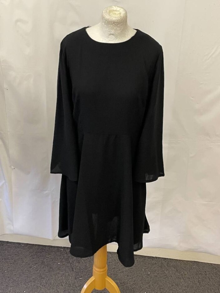 Collection London Swirl Skirt Dress Black Size: 12