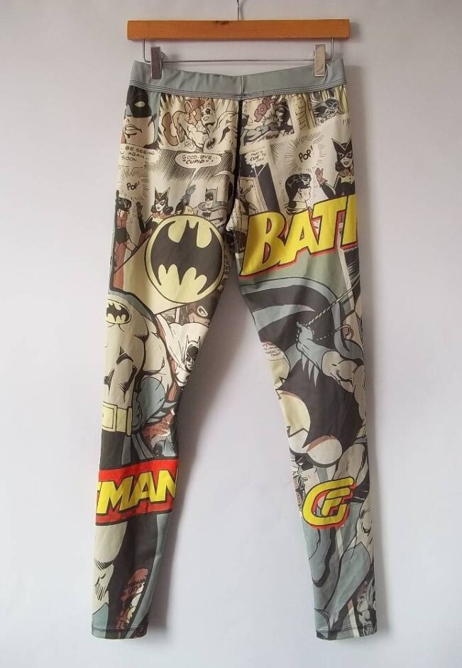 Fusion Fight Gear Batman Pop Art Pants Green Size: L