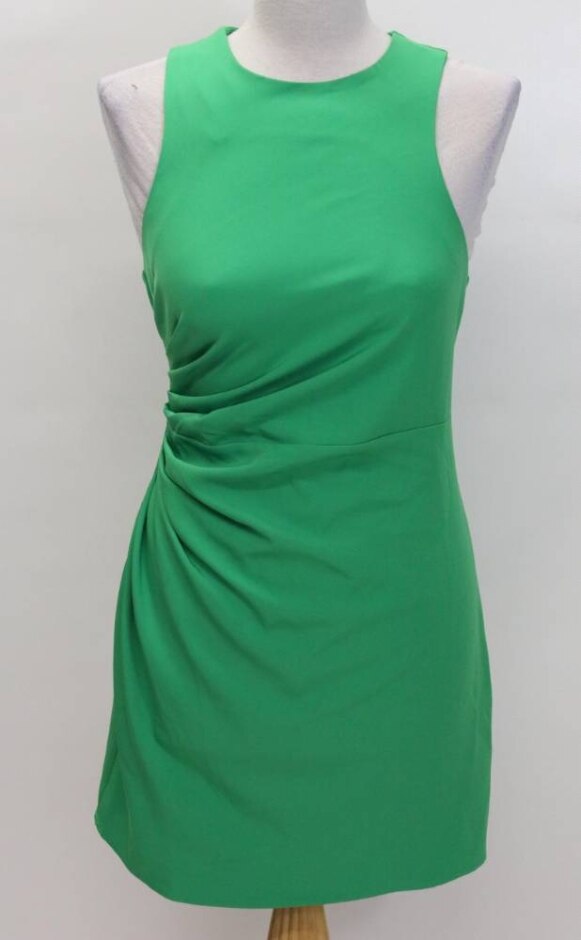 Jack Wills Bnwt Ruched Mini Dress Green Size: 10