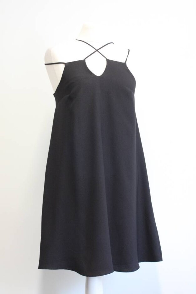 River Island Party Dress Black Size: 8