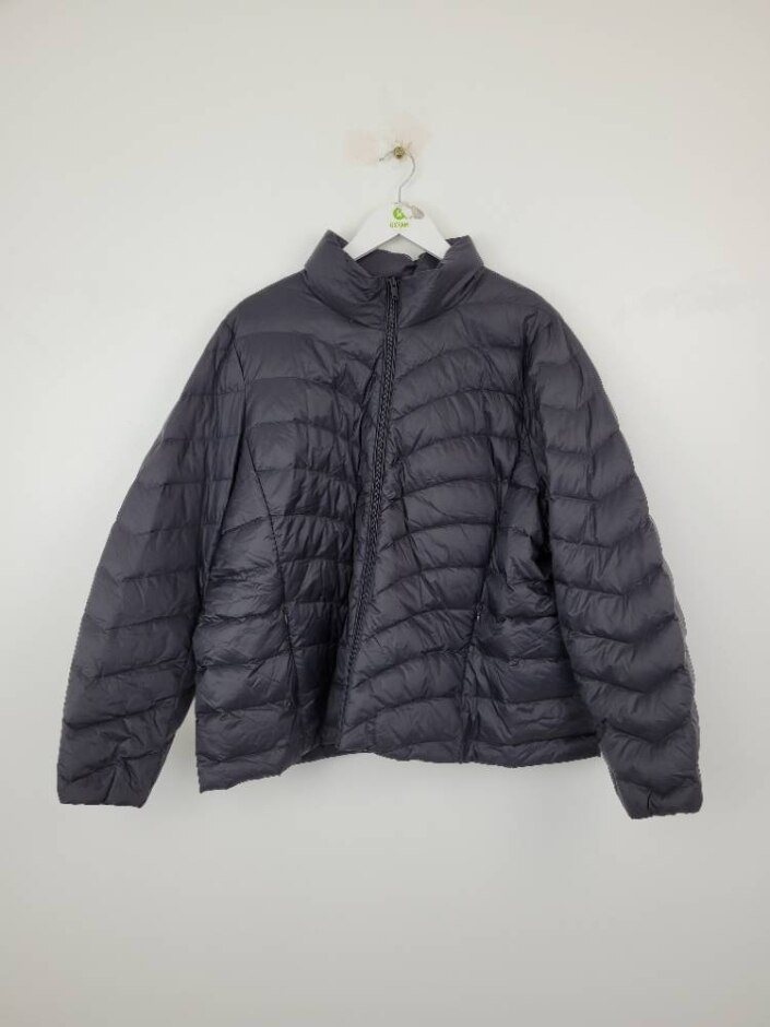 M&s Women's Feather & Down Shower Resistant Jacket New Black Size: 24