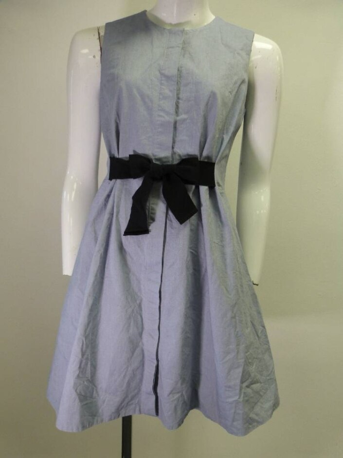 & Other Stories Sleeveless Dress Blue Size: 8