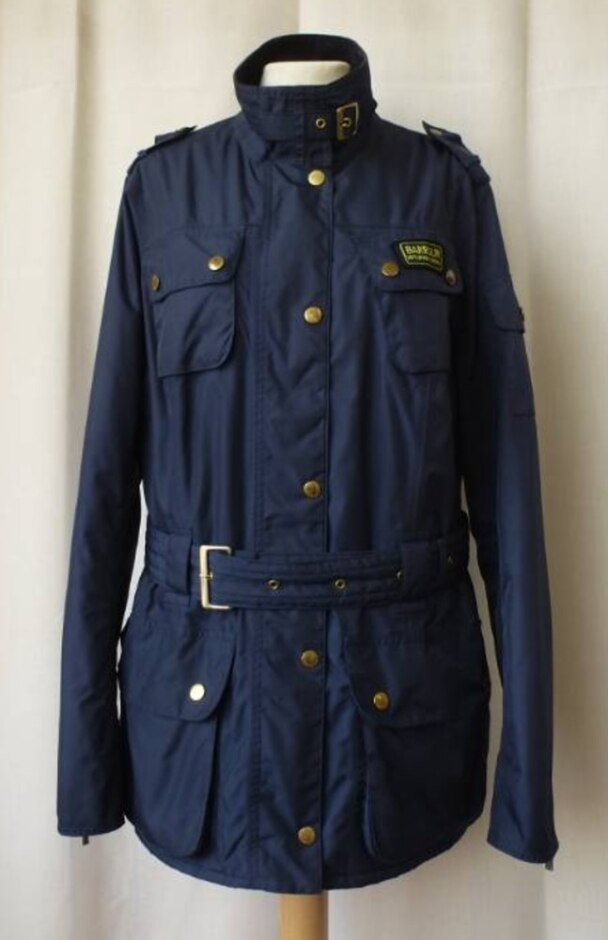 Barbour Rainbow International Jacket Navy Size: 16