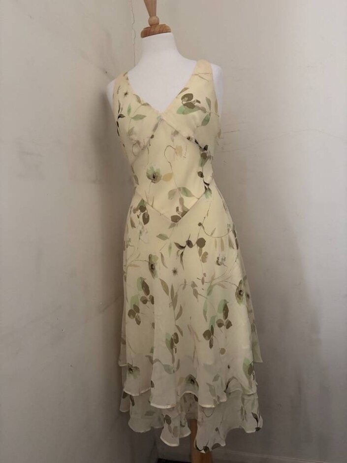 Maria Grachvogel Women Dress 100% Silk Multi-coloured Size: M