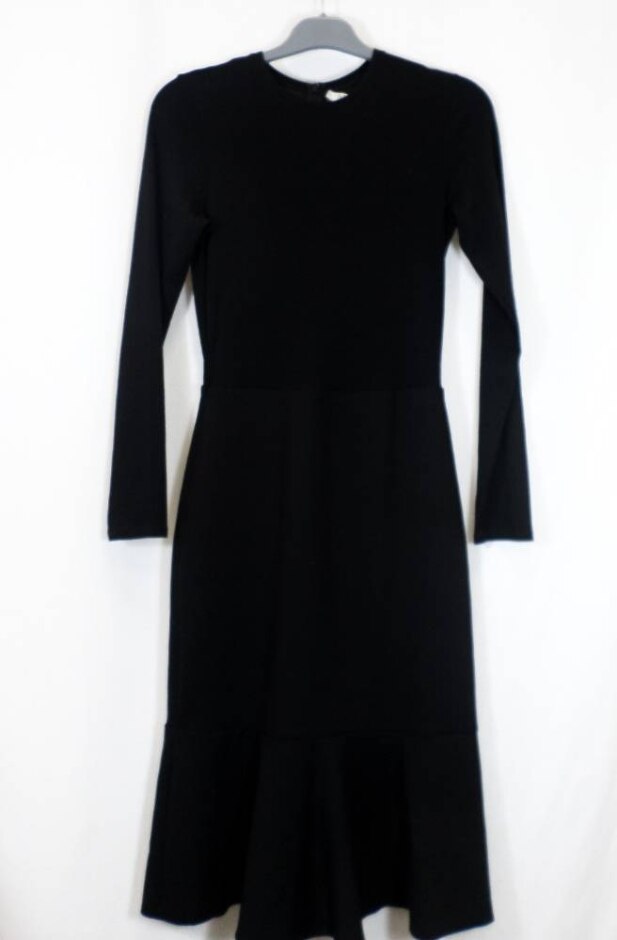 Max Mara Long Sleeve Dress Black Size: 8