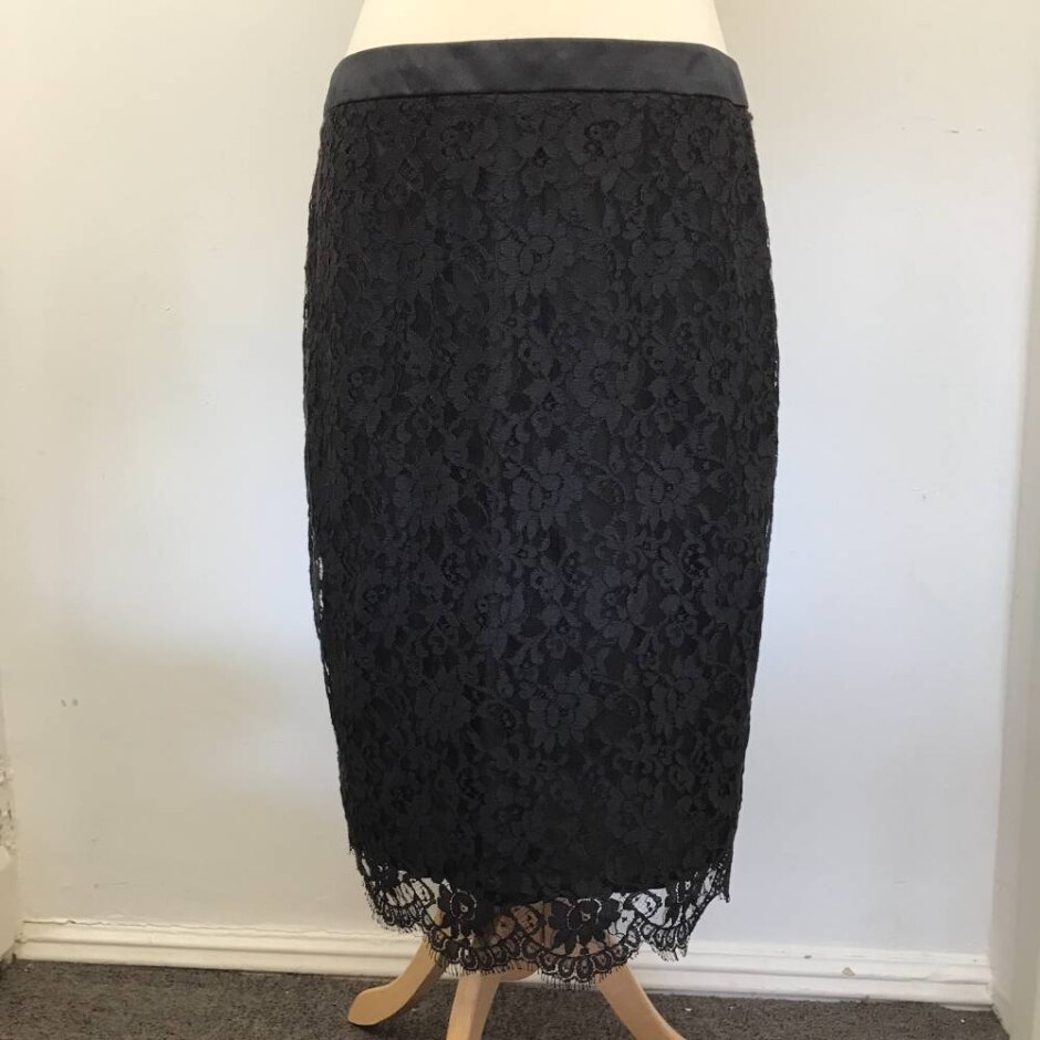 Jaeger  Lace Skirt Brand New With Tags Black  Size: 14