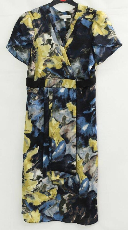 Rocha John Rocha Abstract Patterned Dress Multicoloured Size: 10