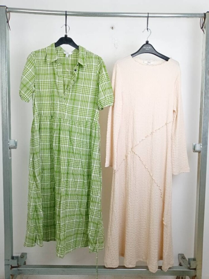 M&s Collection 2x Midaxi Dress Bundle Multicoloured Size: 12