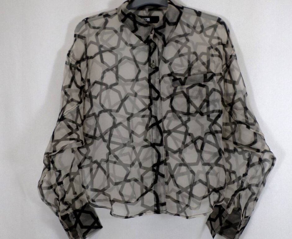 Ktz Shirt Cream & Black Size: M