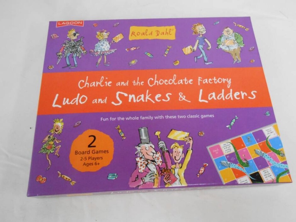 Roald Dahl; Charlie And The Chocolate Factory Ludo And Snakes & Ladders
